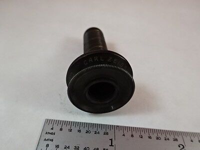 MICROSCOPE PART ANTIQUE BRASS OBJECTIVE CARL ZEISS GERMANY OPTICS AS IS N5-A-06