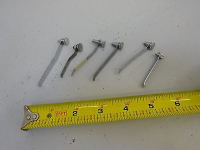 MICROSCOPE PART LOT MISMATCH CLIPS for STAGE TABLE AS IS BIN#P4-B-38