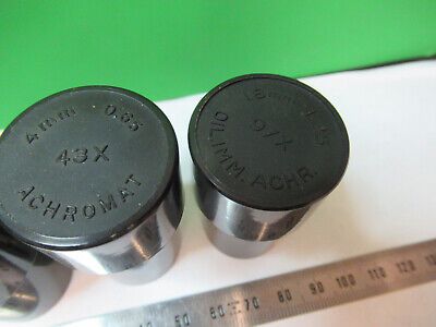 SPENCER EMPTY LOT CANISTER OBJECTIVE MICROSCOPE PART AS PICTURED &Z1-A-15