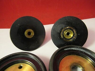 ZEISS GERMANY SET OF KNOBS MICROSCOPE PART AS PICTURED #66-A-71B