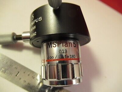 OLYMPUS DIC NOMARSKI OBJECTIVE + PRISM MSPLAN 5X MICROSCOPE OPTICS &FT-5-120