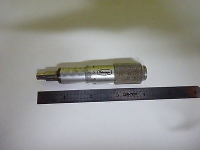 MICROSCOPE PART FEINMEYER MICROMETER POSITIONING STAGE TABLE AS IS BIN#X2-04