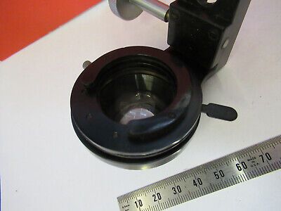 BAUSCH LOMB CONDENSER + IRIS HOLDER OPTICS MICROSCOPE PART AS PICTURED &P8-A-30