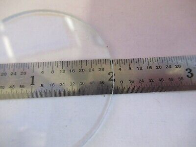 OPTICAL PLANO GLASS ROUND CHAMFERED PLATE OPTICS AS PICTURED &3K-A-16