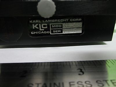 OPTICAL KARL LAMBRECHT POLARIZER PRISM ROTABLE MICROMETER AS IS OPTICS BIN#65-05