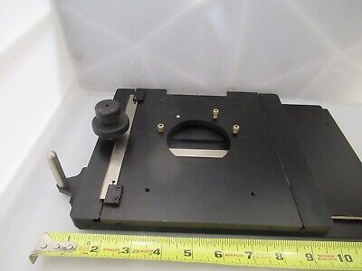 ZEISS GERMANY STAGE SPECIMEN TABLE X-Y MICROSCOPE PART AS PICTURED &TD-1-FT