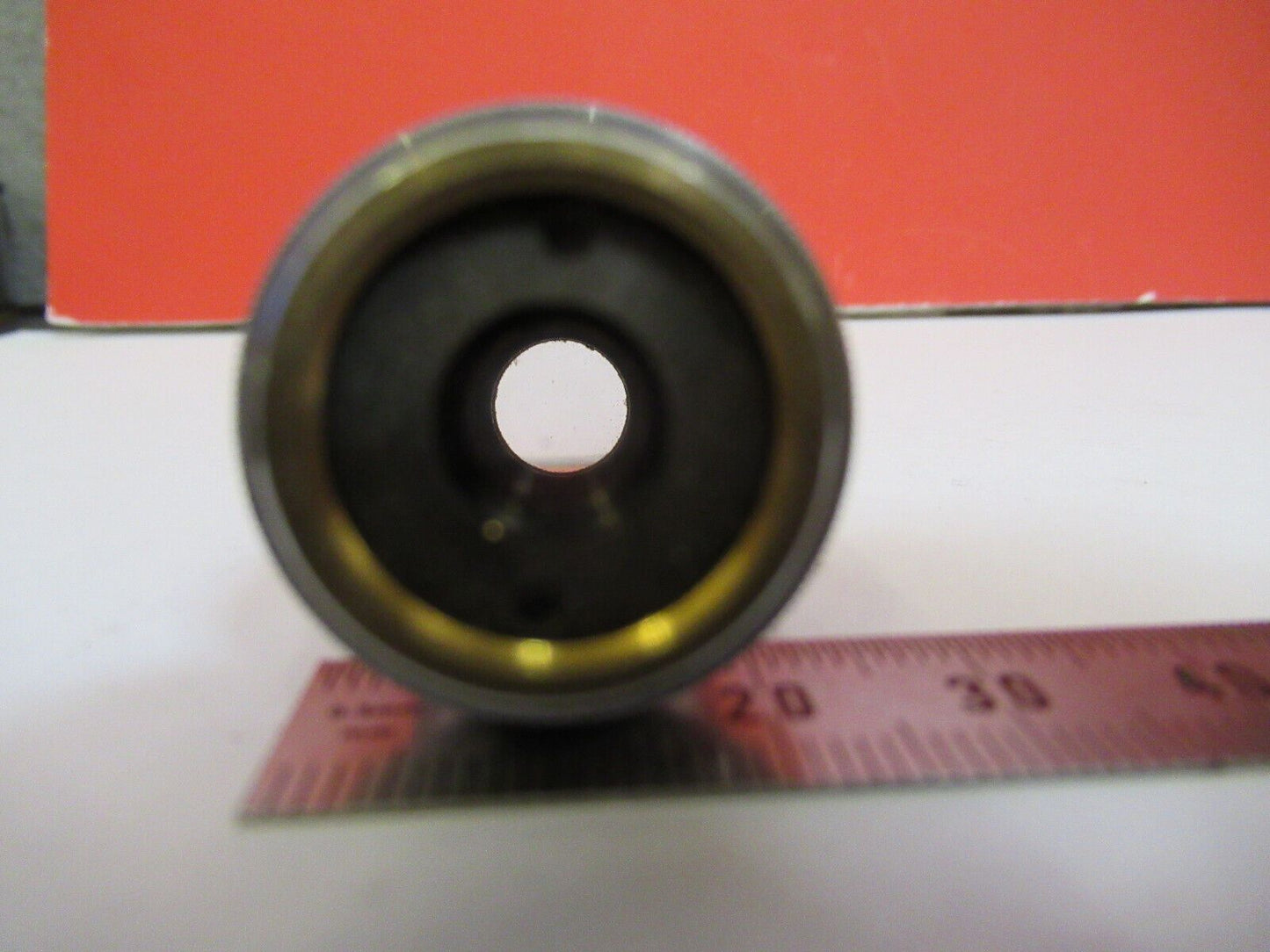 BAUSCH LOMB OPTICS 10X OBJECTIVE MICROSCOPE PART AS PICTURED #R3-C-24