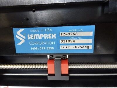 SEMPREX 12-9268 POLYVAR STAGE TABLE MICROMETER WAFER INSPECTION MICROSCOPE #TE-1