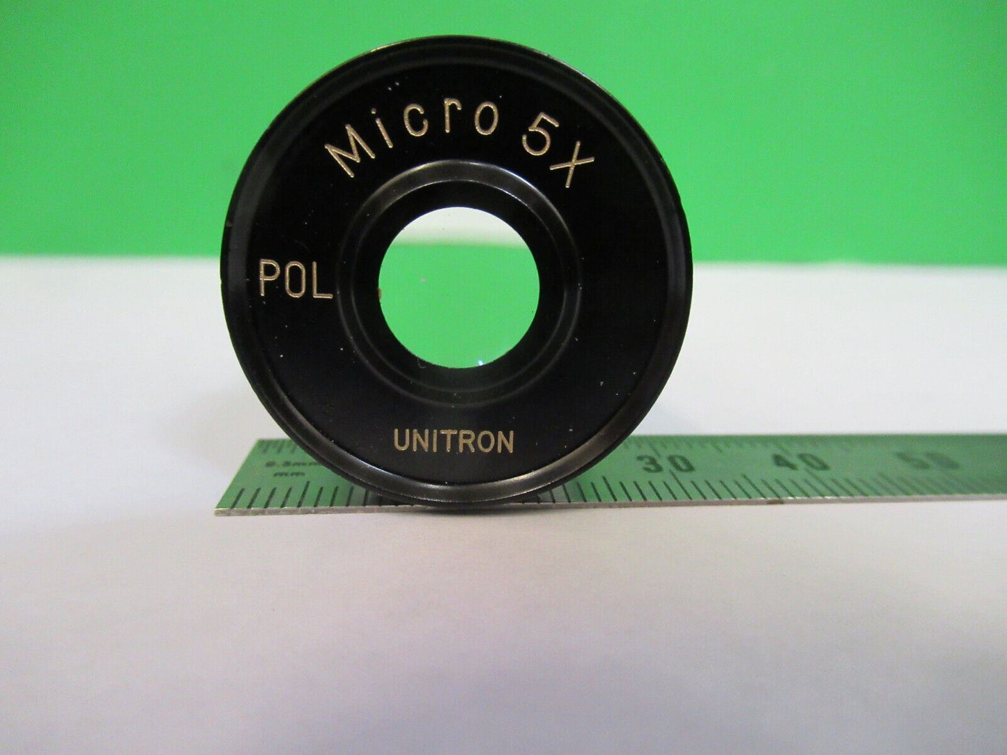 UNITRON JAPAN EYEPIECE POL 5X MICRO LENS MICROSCOPE PART AS PICTURED #88-A-17