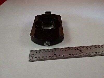 MICROSCOPE PART ZEISS POLARIZER OBJECTIVE HOLDER POL OPTICS AS IS #T2-B-07