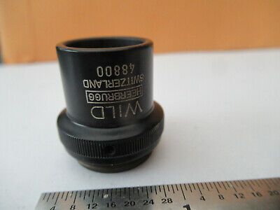 WILD M11 SWISS HEERBRUGG OBJECTIVE 4X LENS MICROSCOPE PART AS PICTURED &F4-A-25