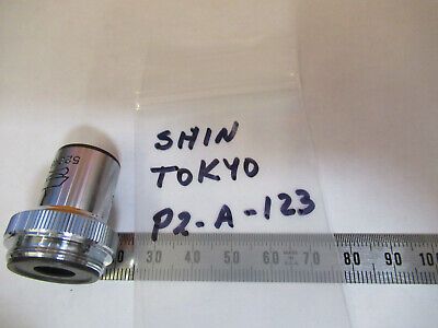 VINTAGE SHIN TOKYO M5 OBJECTIVE LENS MICROSCOPE PART AS PICTURED &P2-A-123