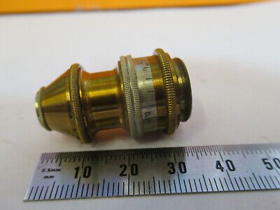 ANTIQUE 1860's SEIBERT OBJECTIVE VII LENS MICROSCOPE PART AS PICTURED &F1-A-37