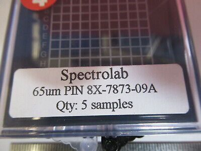 SPECTROLAB 65um COMPONENTS LOT OPTICS AS PICTURED #B1-A-14