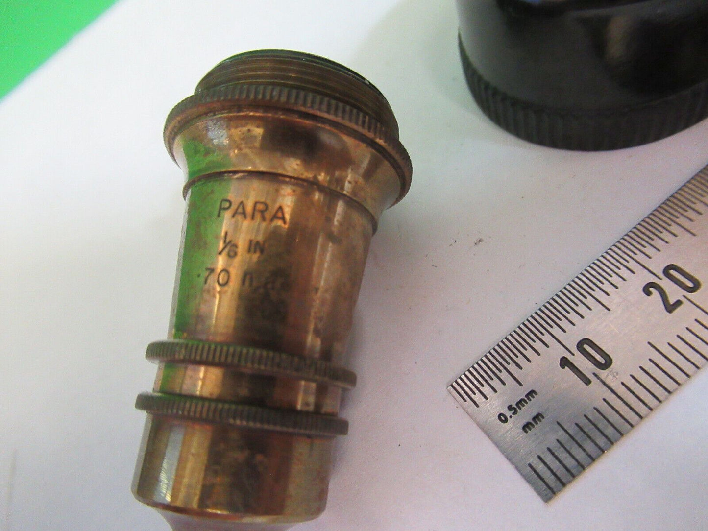 ANTIQUE BRASS WATSON UK PARA 1/6 OBJECTIVE MICROSCOPE PART AS PICTURED &R2-B-42