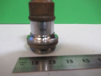 ANTIQUE BRASS ERNST LEITZ OBJECTIVE MICROSCOPE PART OPTICS AS PICTURED &z9-a-103