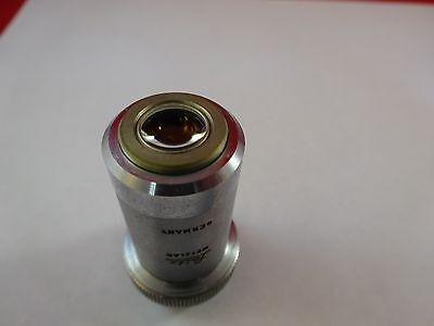 MICROSCOPE PART OBJECTIVE L32X LEITZ GERMANY OPTICS AS IS BIN#R2-C-14