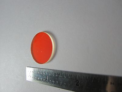 OPTICAL COATED FILTER PLATE AS IS LASER OPTICS BIN#35-30