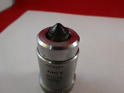 MICROSCOPE PART OBJECTIVE FL 50X LEITZ GERMANY OPTICS AS IS BIN#R2-C-03