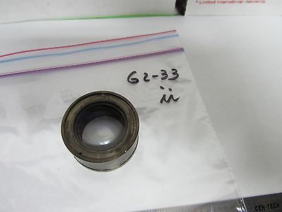 NIKON MICROSCOPE LENS OPTICS AS IS BIN#G2-33