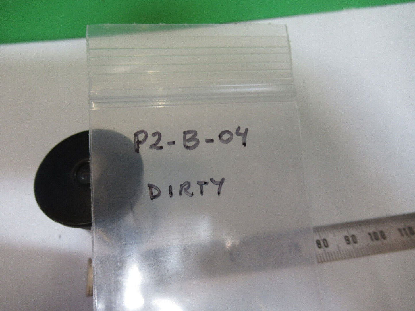 UNKNOWN [dirty] EYEPIECE OPTICS MICROSCOPE PART AS PICTURED P2-B-04