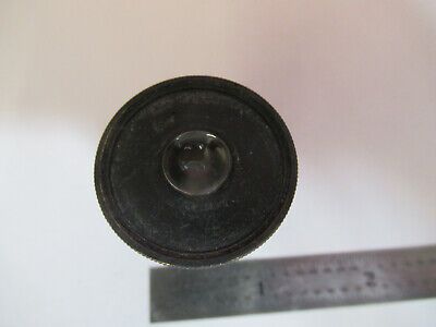 ANTIQUE ERNST LEITZ  "4" EYEPIECE MICROSCOPE PART OPTICS AS PICTURED #B1-A-51