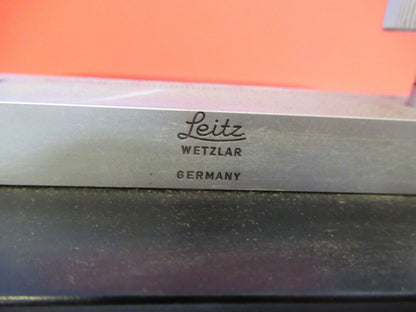 LEITZ WETZLAR GERMANY XY STAGE TABLE  MICROSCOPE PART AS PICTURED &P8-A-94