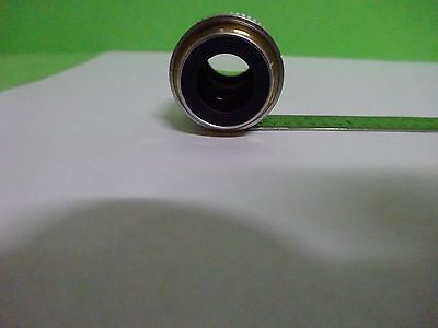 MICROSCOPE PART OBJECTIVE LEITZ GERMANY NPL FLUOTAR 10X OPTICS AS IS BIN#V3-B-11