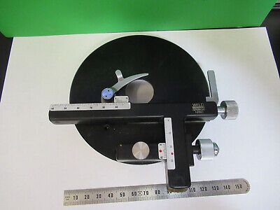 WILD HEERBRUGG SWISS M11 XY STAGE TABLE MICROSCOPE PART AS PICTURED &Q9-A-02