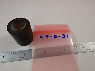 ANTIQUE BRASS MOUNTED LENS MICROSCOPE PART OPTICS #L9-B-31