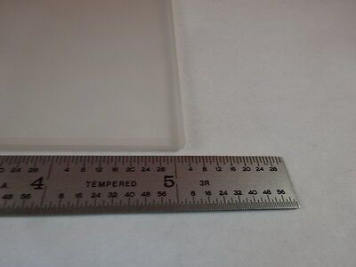 MICROSCOPE PART CARL ZEISS GERMANY GLASS PLATE STAGE OPTICS #80-14