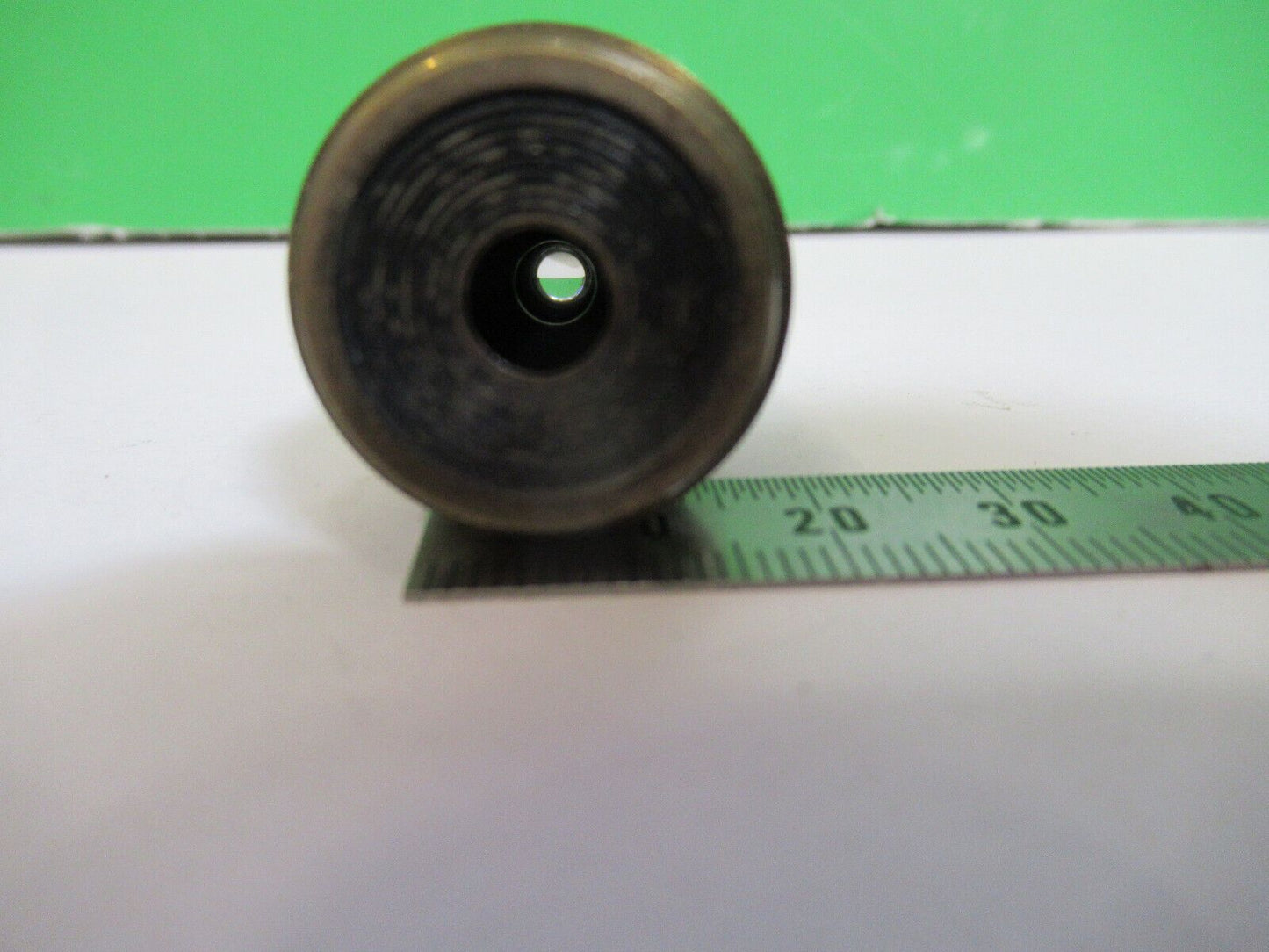 ANTIQUE BRASS SPENCER 1.8mm  LENS OBJECTIVE MICROSCOPE PART AS PICTURED #H3-A-29