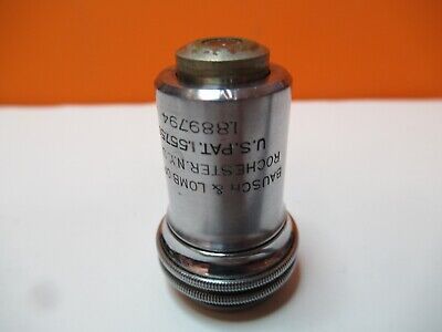 BAUSCH LOMB VINTAGE OBJECTIVE 43X OPTICS MIKROSKOP TEIL WIE ABGEBILDET &amp;16-A-59