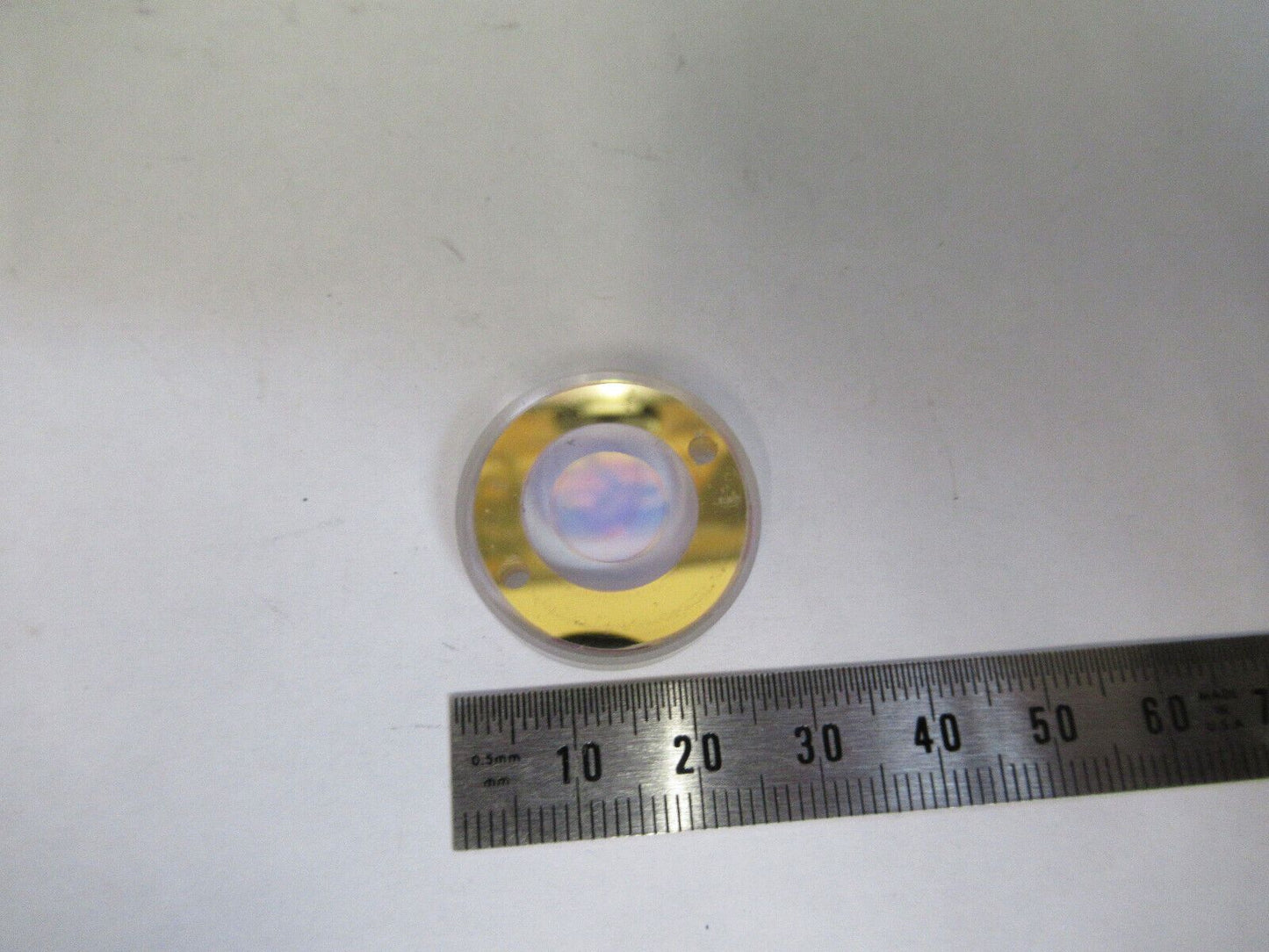 HP HEWLETT PACKARD OPTICAL GOLD COATED FLAT FUSED SILICA AS PICTURED #W4-A-25