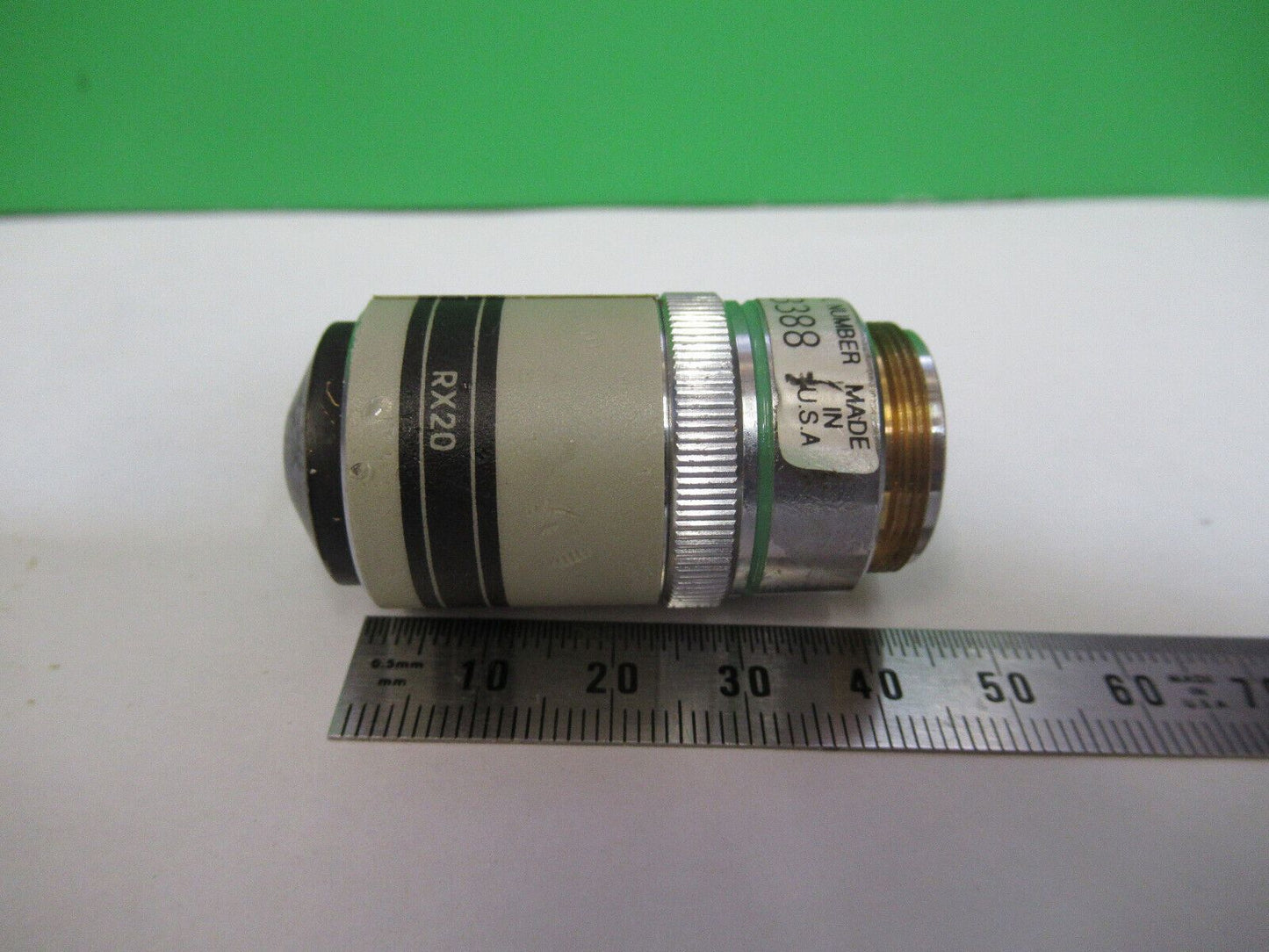 WYKO RX20 MIRAU INTERFEROMETER OBJECTIVE MICROSCOPE PART AS PICTURED &Z5-B-09