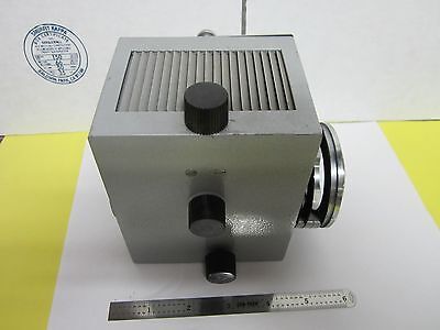 LEITZ WETZLAR GERMANY ORTHOLUX LAMP HOUSING MICROSCOPE OPTICS AS IS BIN#H1-03