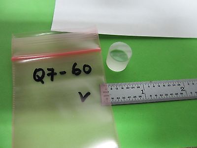 OPTICAL QUARTZ CYLINDER UV LASER OPTICS AS IS BIN#Q7-60