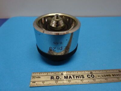 WILD HEERBRUGG SWISS OBJECTIVE EPI 20X MICROSCOPE PART OPTICS AS IS &90-A-02