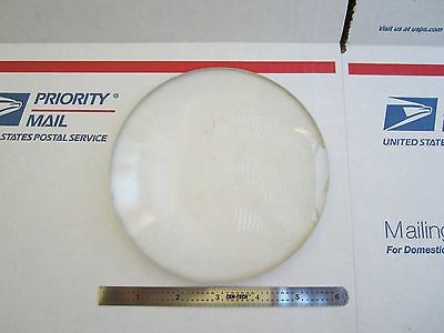 HUGE OPTICAL CONVEX LENS LASER OPTICS [some chips on edge] DWR#05