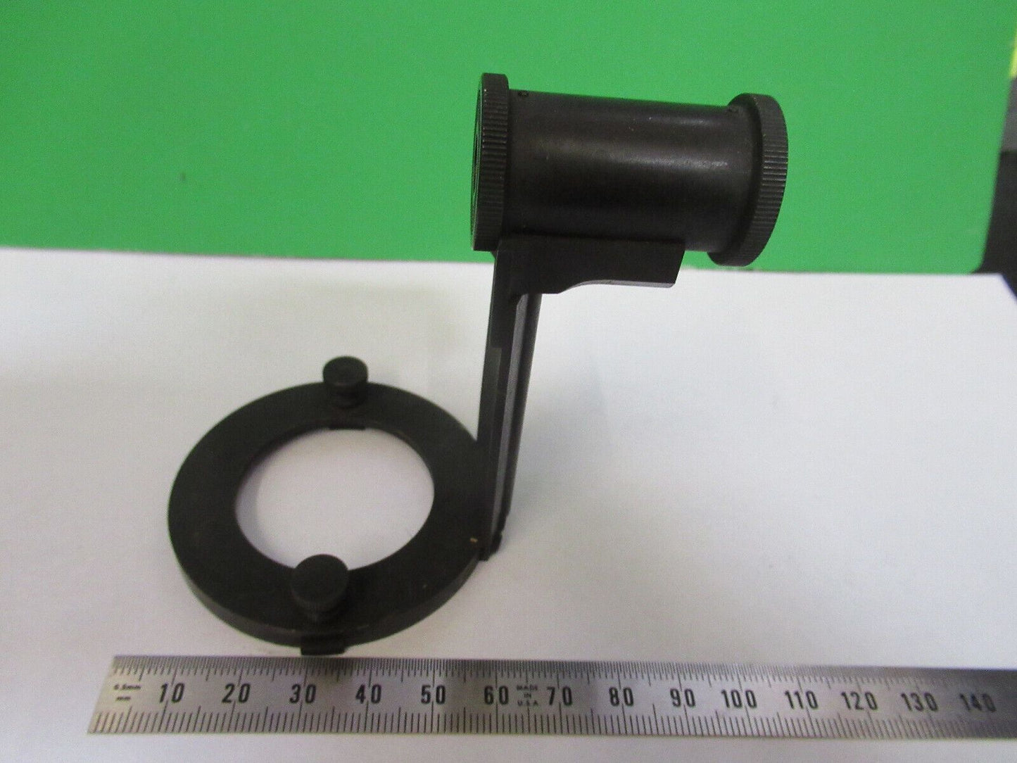 ANTIQUE FIXTURE WITH EYEPIECE for ENGLAND MICROSCOPE PART AS PICTURED R6-A-45