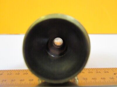 ANTIQUE BRASS ERNST LEITZ 1/12 OBJECTIVE MICROSCOPE PART AS PICTURED &7B-B-23