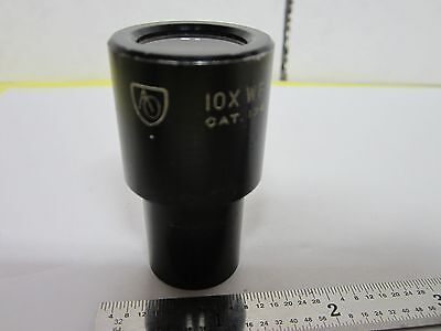 EYEPIECE 10X WF AO AMERICAN OPTICS MICROSCOPE OPTICS BIN#H1-26