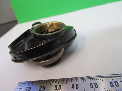 SPENCER ANTIQUE NOSEPIECE  MICROSCOPE PART AS PICTURED &R7-B-18x