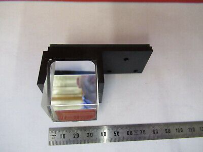 BIOMEDX MOUNTED CUBE BEAM SPLITTER OPTICS MICROSCOPE PART AS PICTURED &FT-5-H