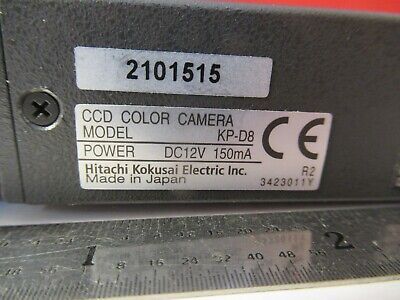 MICROSCOPE PART CAMERA HITACHI CCD KP-08 COLOR INSPECTION AS PICTURED &FT-5-132