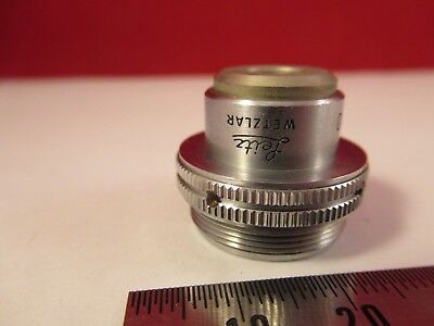 LEITZ WETZLAR GERMANY OBJECTIVE 3.5X /170 MICROSCOPE OPTICS AS PICTURED &FT-4-43