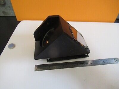 OLYMPUS MOUNTED BEAM SPLITTER LENS ASSEMBLY MICROSCOPE PART AS PICTURED &Q6-A-62