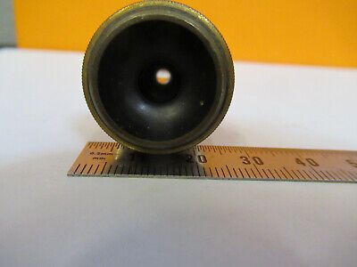 ANTIQUE BRASS Bausch Lomb OBJECTIVE LENS MICROSCOPE PART AS PICTURED &8Y-A-117