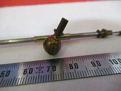 ANTIQUE BAUSCH LOMB RARE STAGE POINTER BRASS MICROSCOPE PART AS PICTURE dB7-A-02