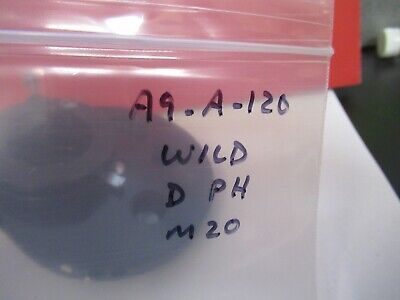 WILD SWISS M20 DARK PHASE CONDENSER OPTICS MICROSCOPE PART AS PICTURE &A9-A-120